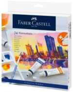 Акварелни бои Faber-Castell 24цв. + палитра в кутия