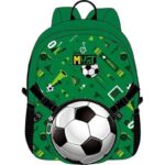 Раница детска с 1 цип Football, мултифункционална, 33x28x17